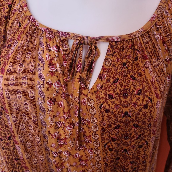 Pink Republic Long Sleeve Blouse Boho - Picture 4 of 6